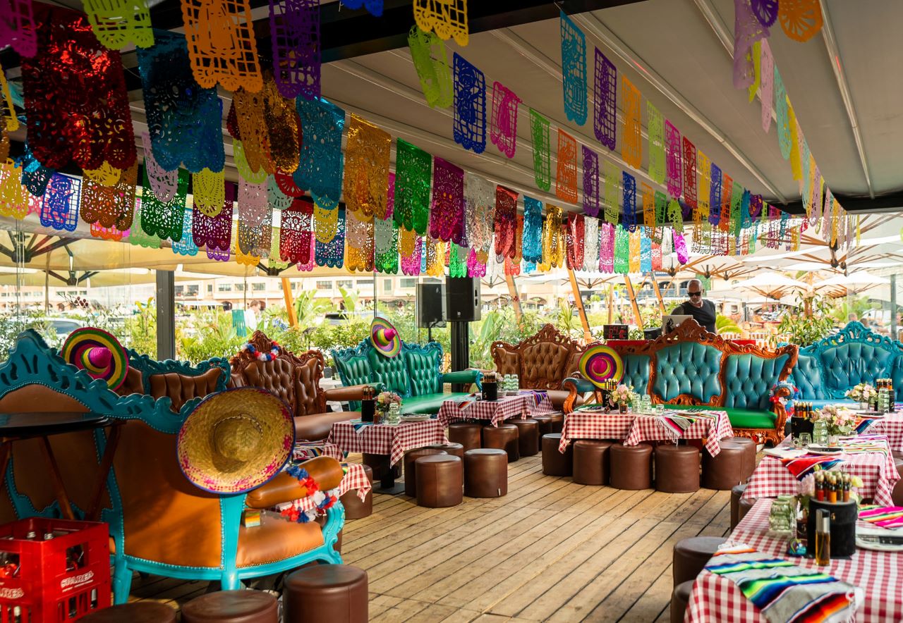 How much bunting to order & papel picado hanging styles, suitable for any budget.