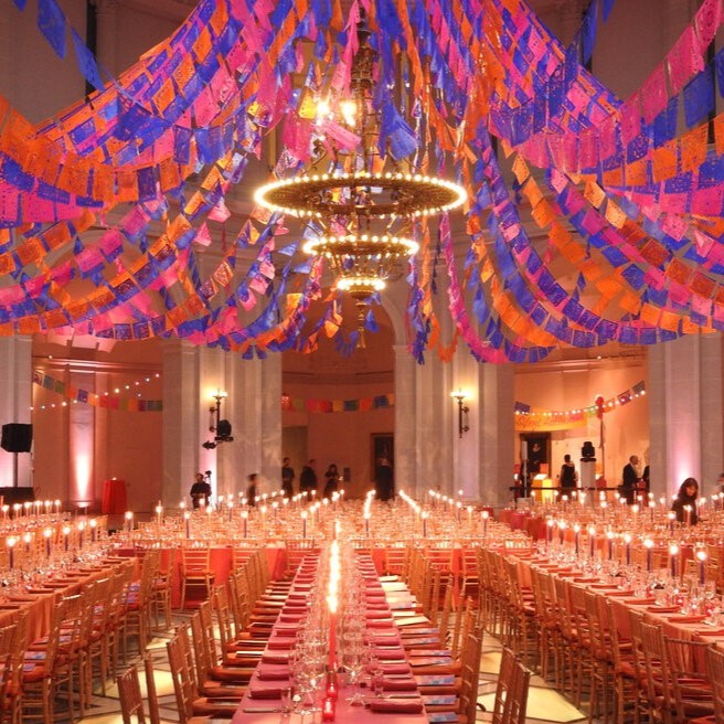 custom papel picado paper flags