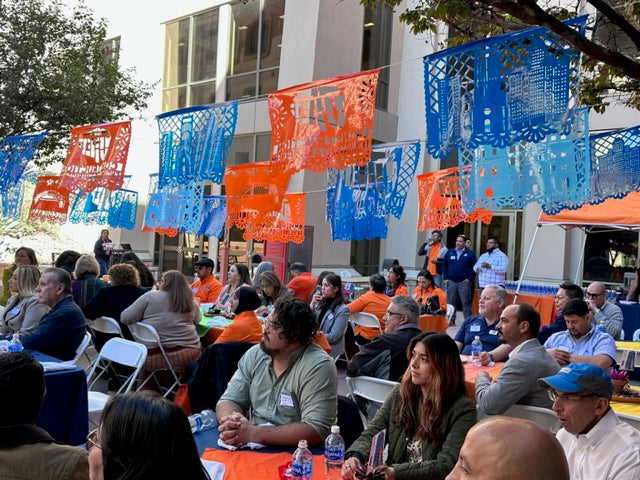 custom papel picado plastic flags event bunting we made for our client in the US