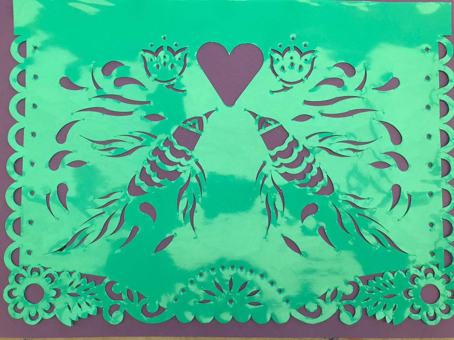 custom papel picado plastic flags