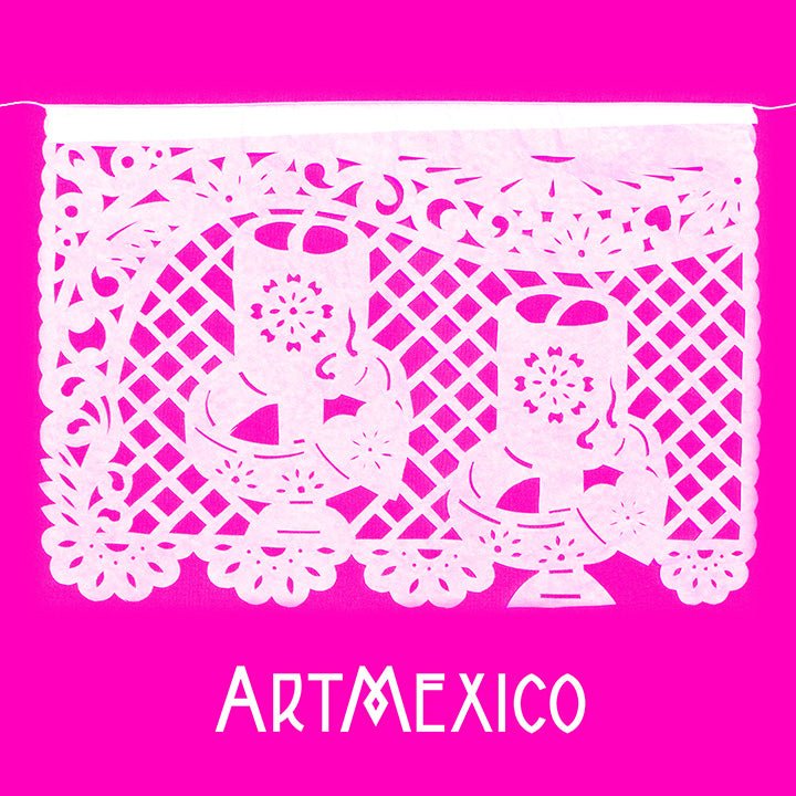 Mexican wedding papel picado usa