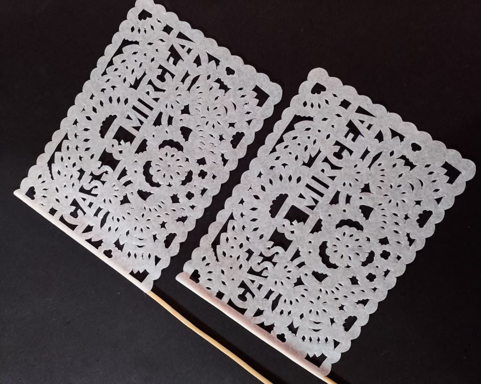 Personalised Wedding Favours Papel Picado Waving Flags