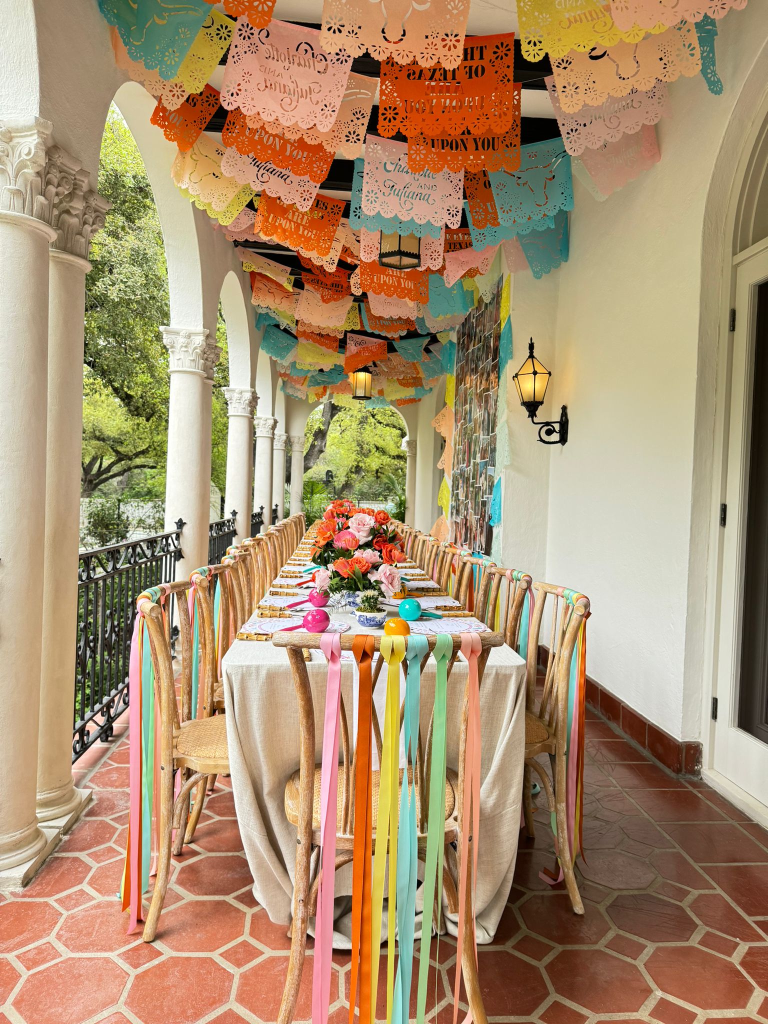 personalised birthday bunting decor