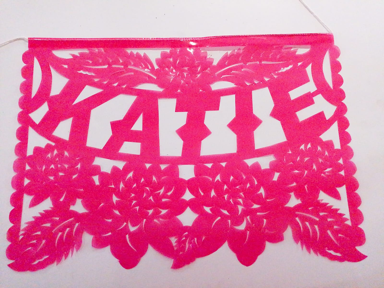 personalised name flag birthday banner decor