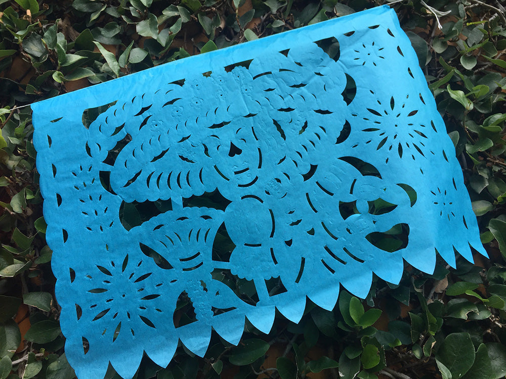 day of the dead papel picado bunting party decorations