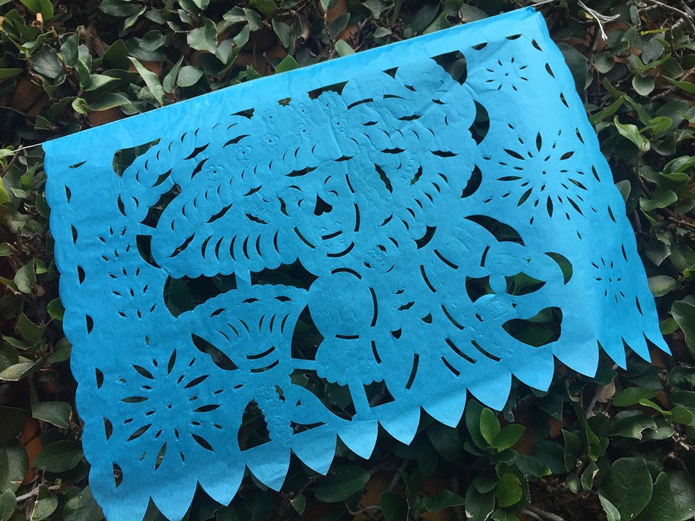 day of the dead papel picado bunting party decorations