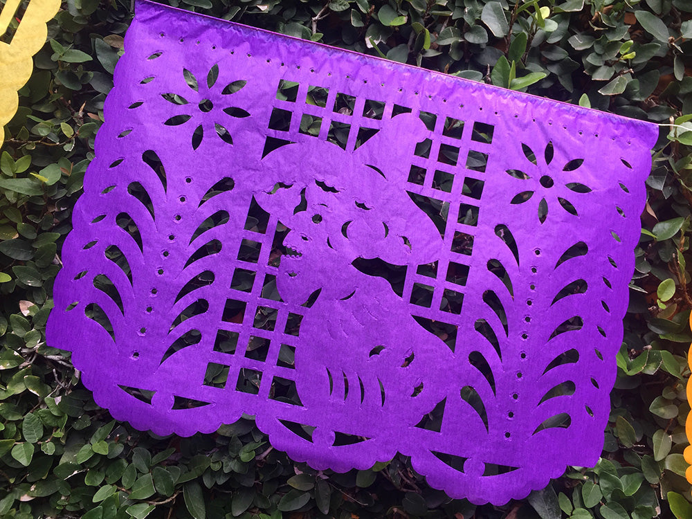 day of the dead papel picado bunting party decorations