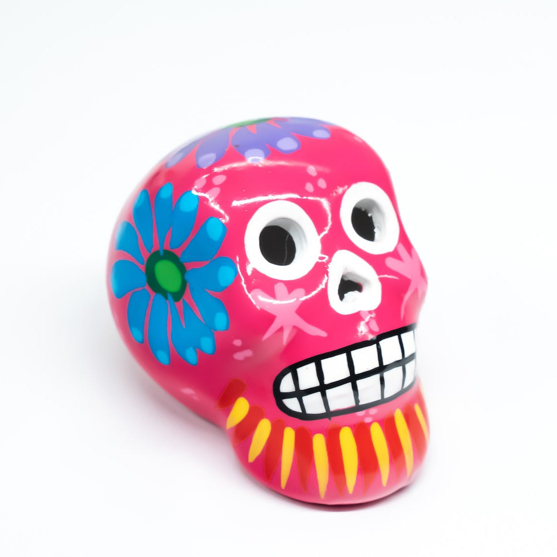 sugar skull ornament pink