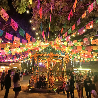 Day of the Dead papel picado plástico waterproof garlands event decor