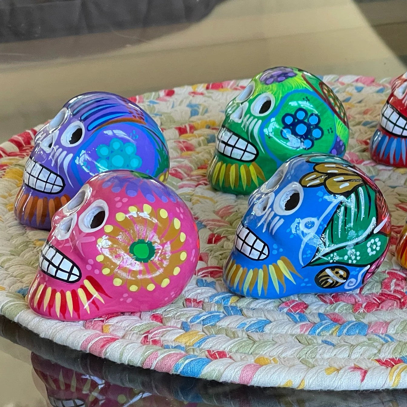 Sugar Skull Ornaments - 16 Colours To Choose From