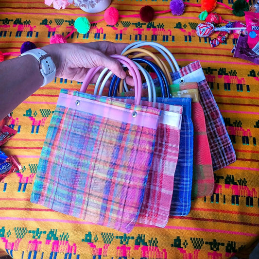 Mini bolsas de dulces para el mercado mexicano, bolsas de recuerdo para fiestas