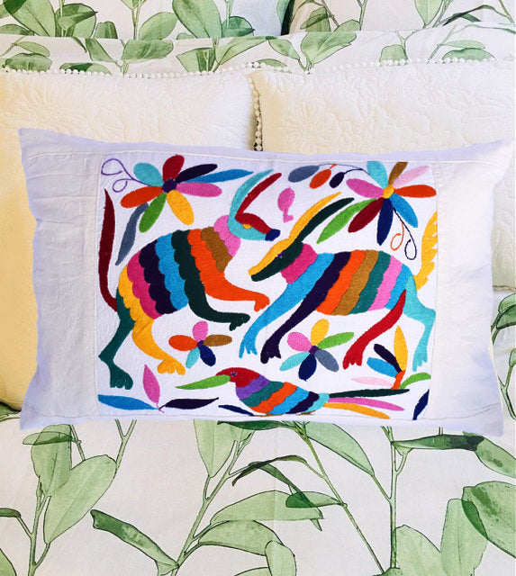 7 Otomi Cushion Covers 7 Friends Christmas Gifts Sorted! - Exquisitely Handmade by Mexican Artisans