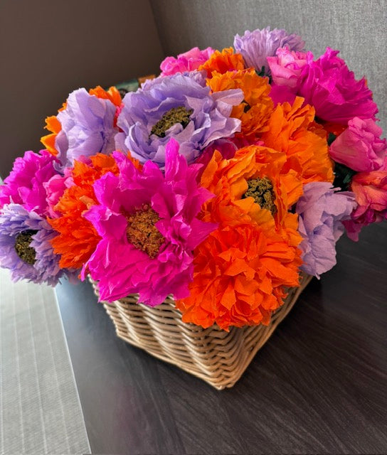 Mexican Paper Flowers Fiesta Decorations