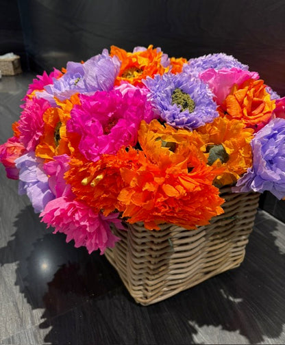Mexican Paper Flowers Fiesta Decorations
