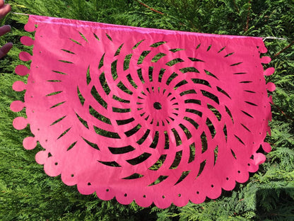 Pink Paper Bunting Party Decorations