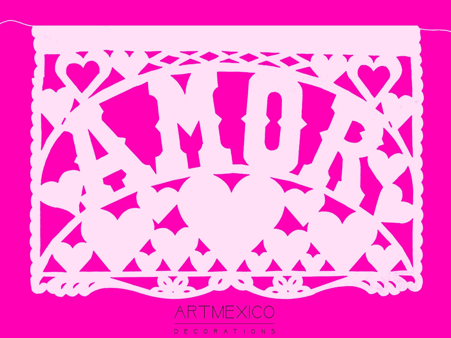 Papel Picado Wedding Banners – Waterproof White Mexican Decor