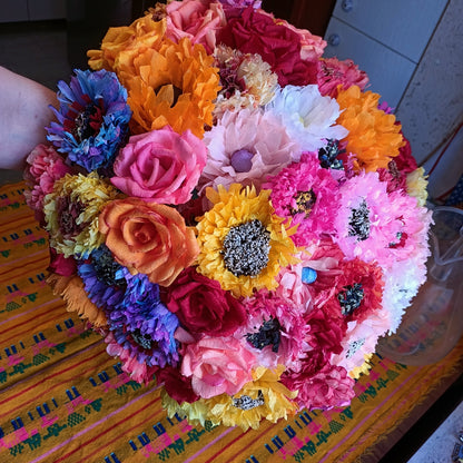 Mexican Paper Flowers Fiesta Decorations