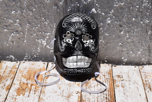 Mexican Skull Masks - 10 Muli-Coloured Handmade Masks