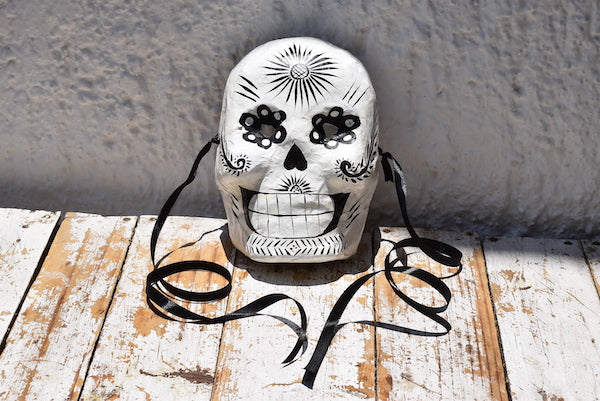 Mexican Skull Masks - 10 Muli-Coloured Handmade Masks