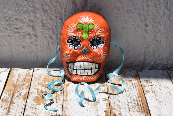 Mexican Skull Masks - 50 Muli-Coloured Handmade Masks Sold Wholesale