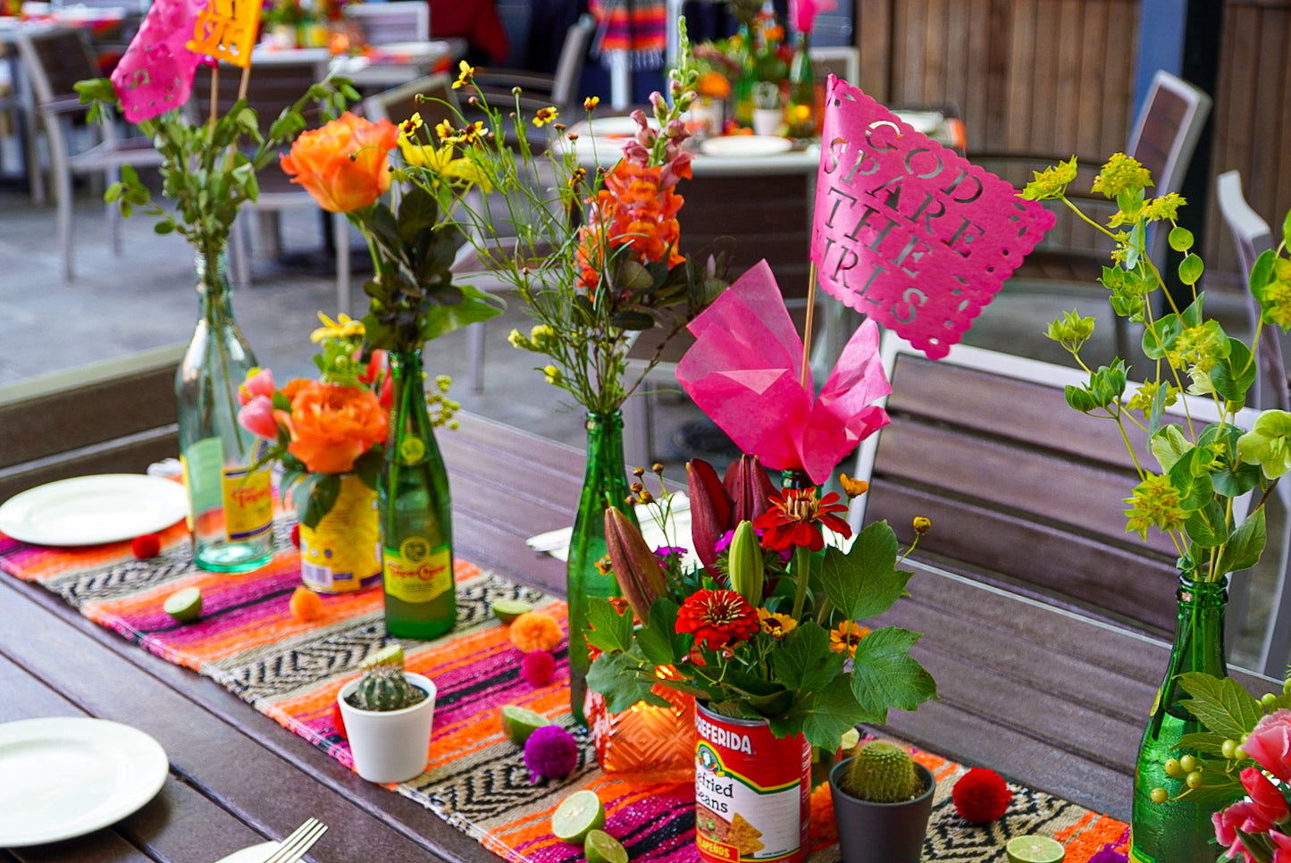 Regalos de boda personalizados Papel Picado Banderas ondeantes