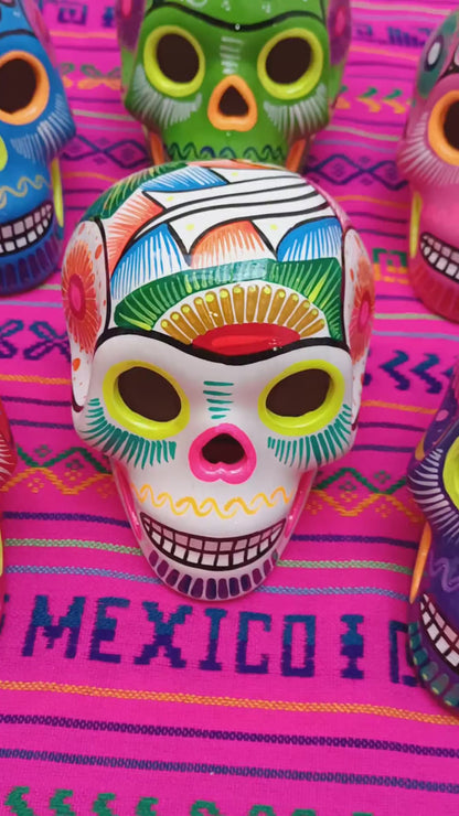 Mexican Ceramic Skulls Wholesale Day of the Dead Event Decorations