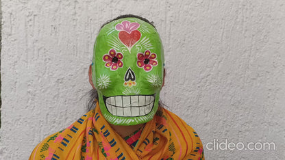 Masques de crânes mexicains - Décorations pour la fête des morts