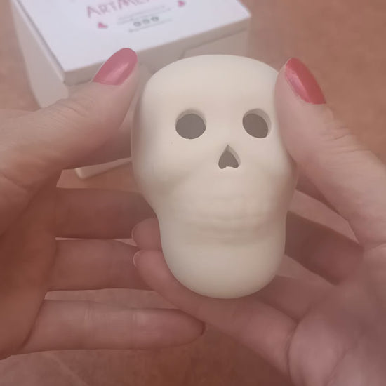 ceramic sugar skulls to paint video