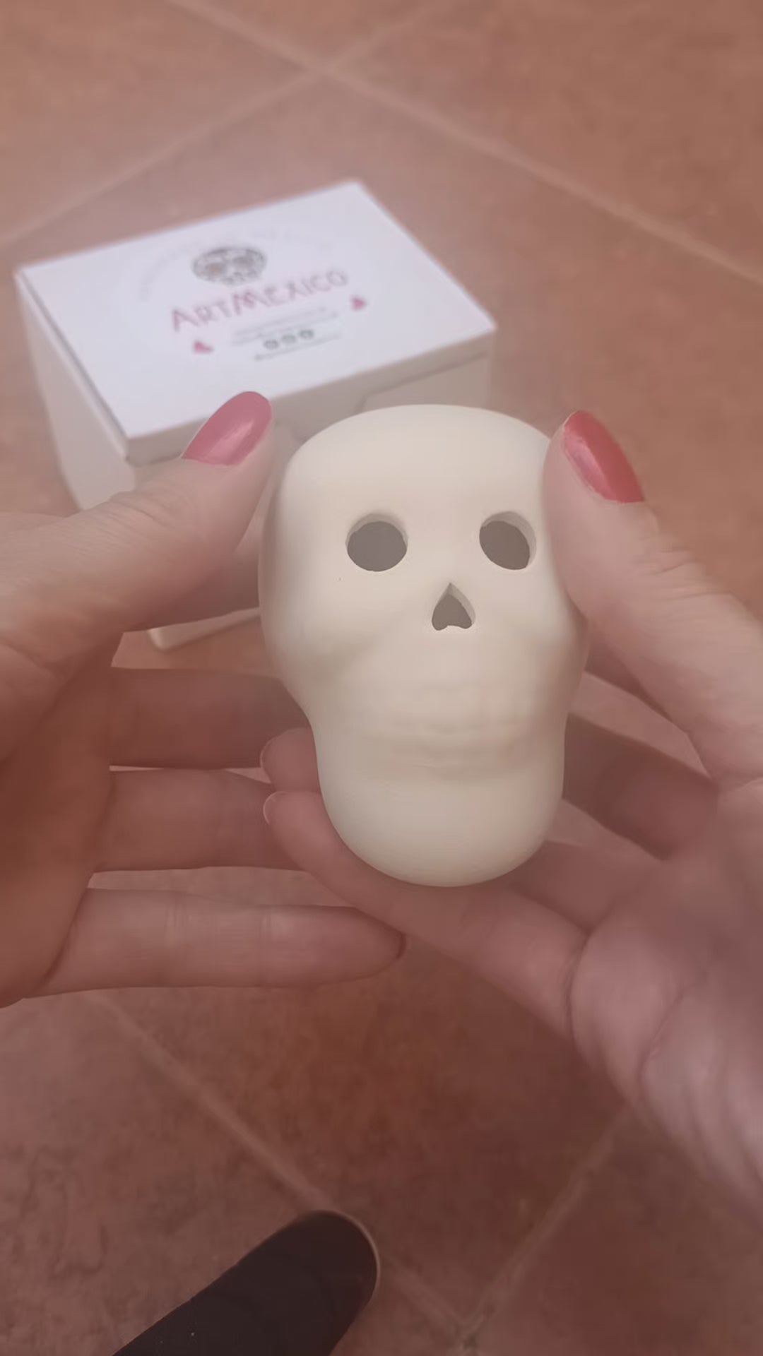 ceramic sugar skulls to paint video