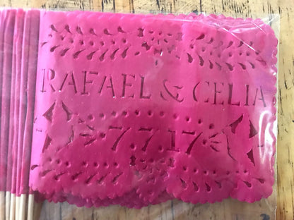 Cadeaux de mariage mexicains Drapeaux flottants personnalisés