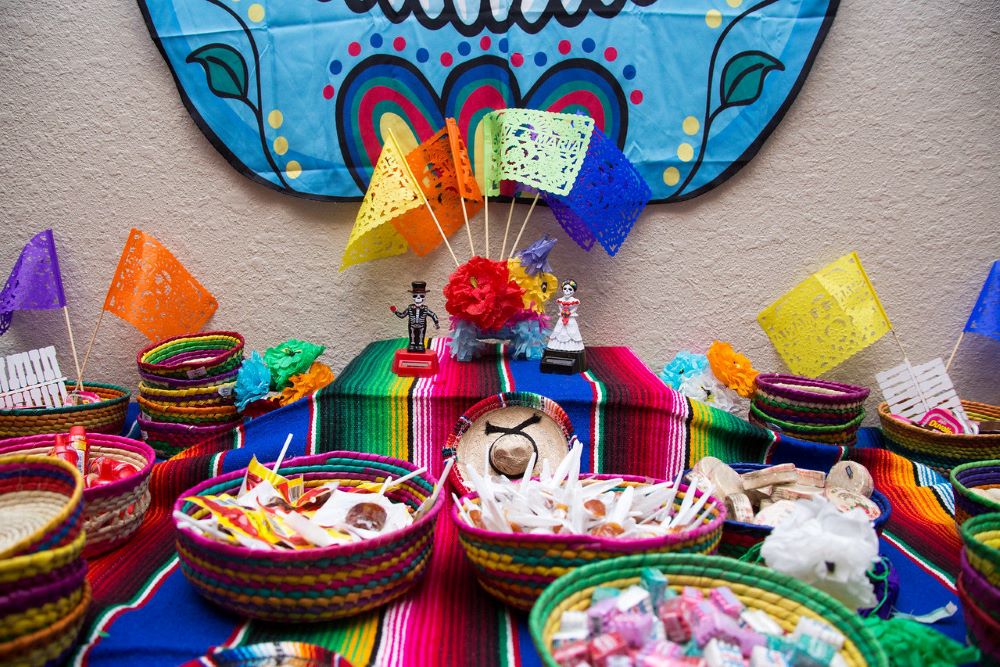 Mexican Wedding Party Favors Personalised Waving Flags
