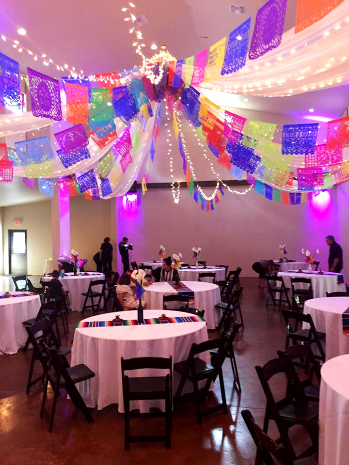 Personalised Wedding Fiesta Papel Picado in Custom Colours - ARTMEXICO