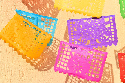 Mexican Paper Banner with Medium sized Flags
