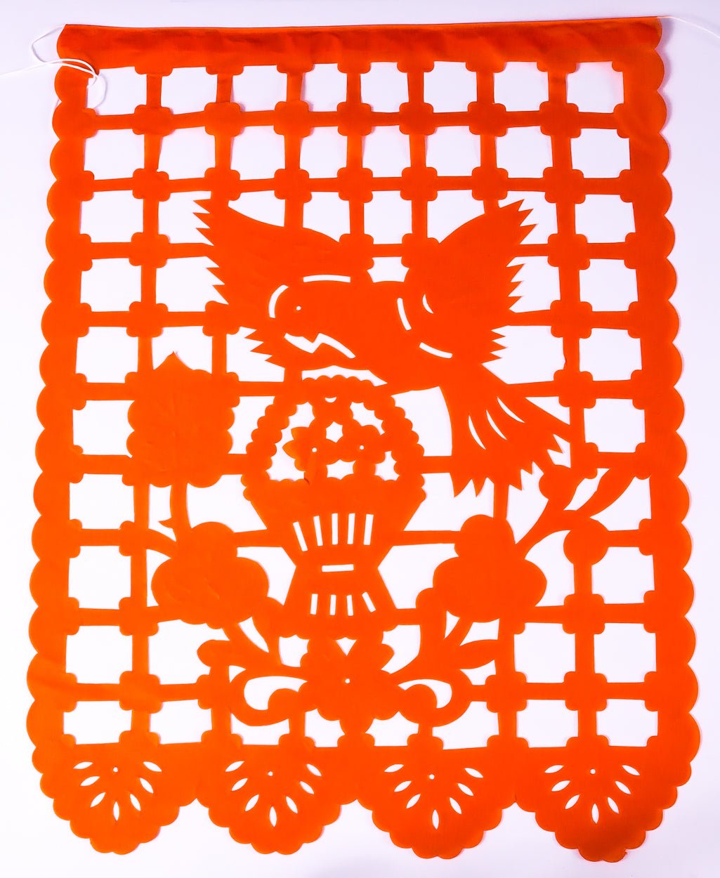 Papel Picado Fiesta Decorations Mexican Bunting With Tall Flags