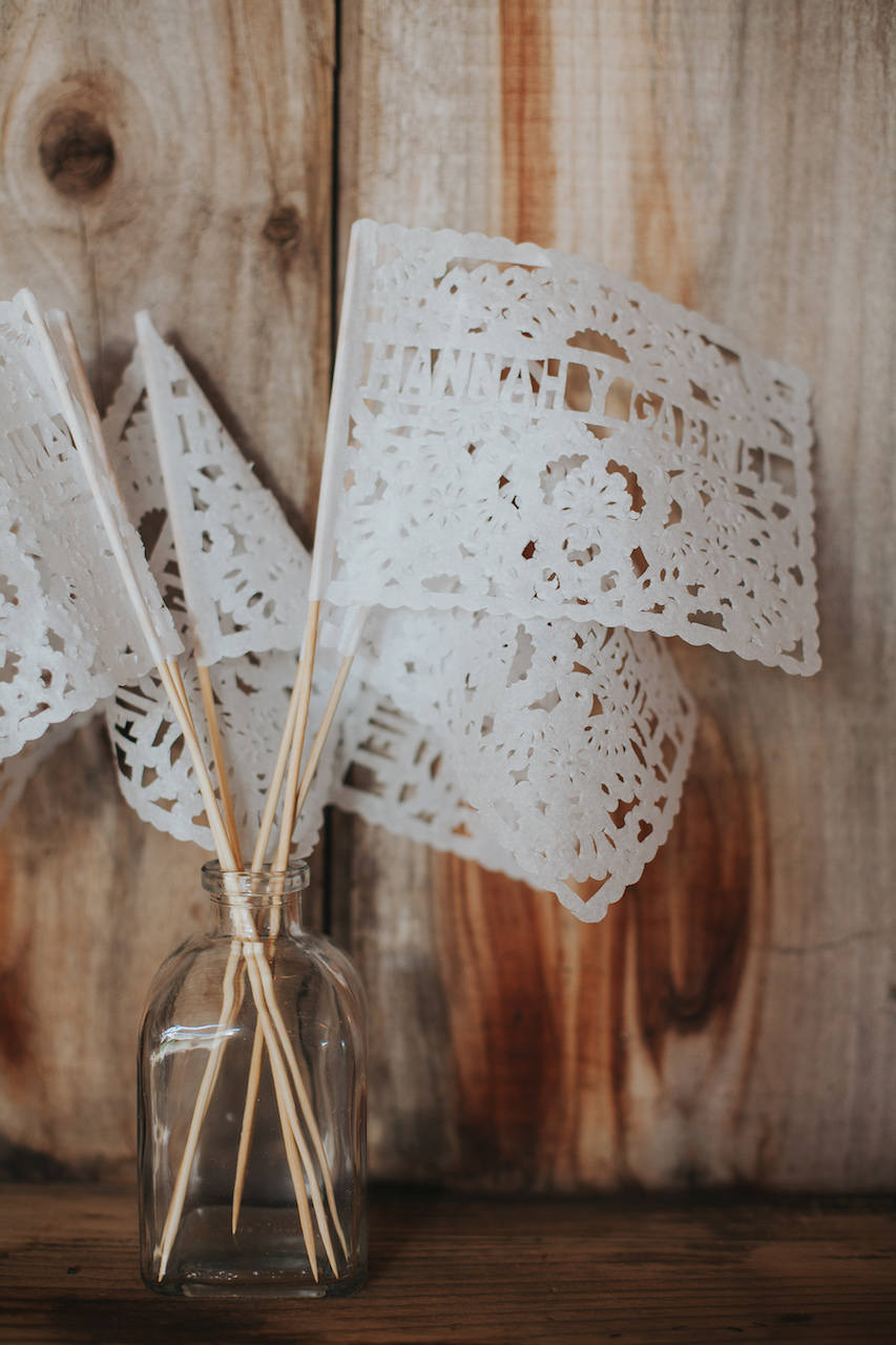 Personalised Wedding Bunting & Flag Favours With Your Names + Wedding Date | Create The Fairytale With Our Enchanting Romantic Wedding Decor - ARTMEXICO