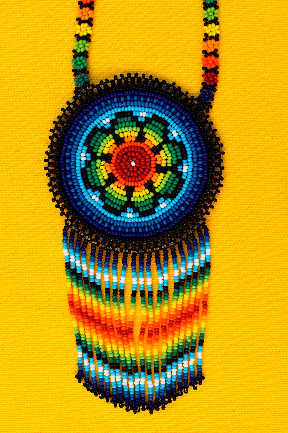 18 Wholesale Mexican Huichol Beaded Necklaces Unique Statement Jewellery - ARTMEXICO