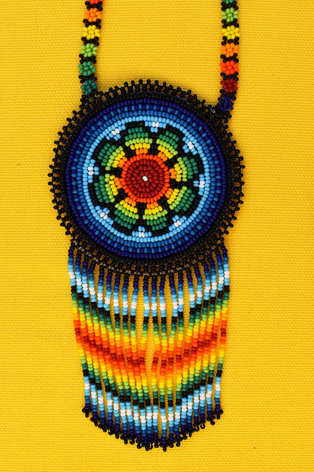 18 Wholesale Mexican Huichol Beaded Necklaces Unique Statement Jewellery - ARTMEXICO