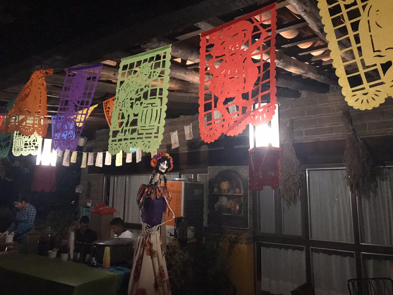 Day Of The Dead Banner Halloween Bunting | 5m / 16ft Papel Picado Banner with 16 Medium Flags