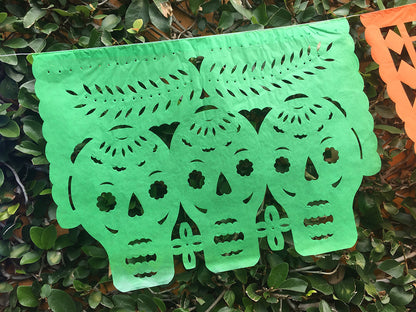 day of the dead papel picado bunting party decorations