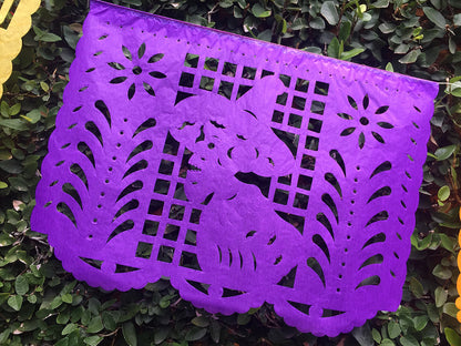 day of the dead papel picado bunting party decorations