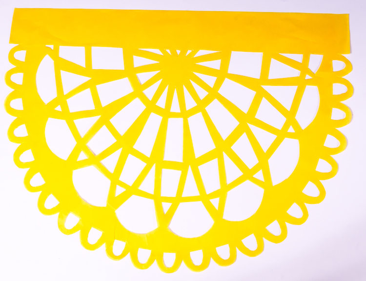Rainbow Fiesta Papel Picado Mexican Party Bunting | 5m 16.4ft Garland with 10 Large Flags - ARTMEXICO