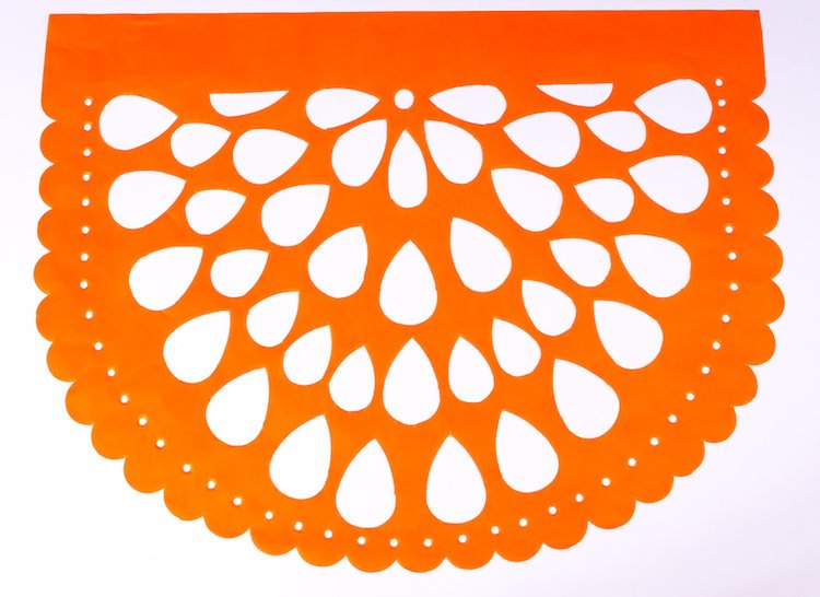 Rainbow Fiesta Papel Picado Mexican Party Bunting | 5m 16.4ft Garland with 10 Large Flags - ARTMEXICO