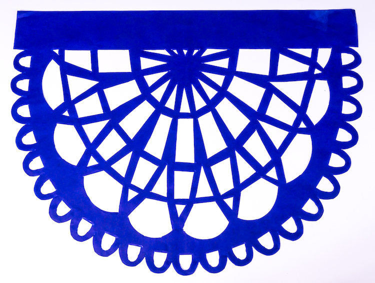 Rainbow Fiesta Papel Picado Mexican Party Bunting | 5m 16.4ft Garland with 10 Large Flags - ARTMEXICO