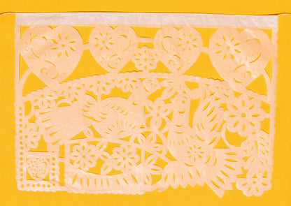 Mexican Wedding Papel Picado Bunting Decorations | Custom Made Lengths To Fit Your Venue Perfectly - ARTMEXICO