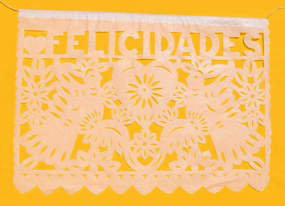 Mexican Wedding Papel Picado Bunting Decorations | Custom Made Lengths To Fit Your Venue Perfectly - ARTMEXICO