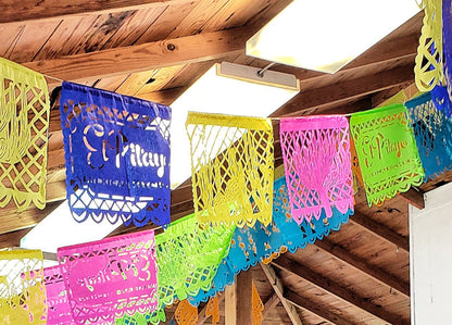 Mexican Restaurant Papel Picado Tissue Paper Decor Custom Made with your Logo