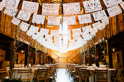 authentic mexican wedding papel picado