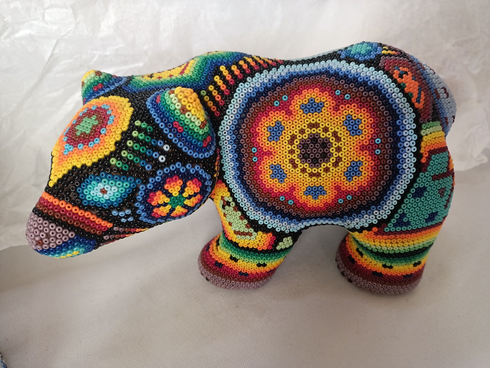 Art perlé Wixarika Huichol - 12 figurines moyennes en gros